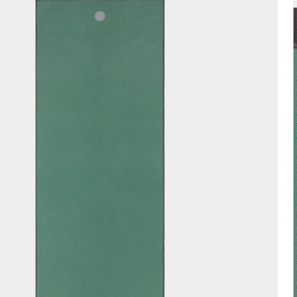 Manduka Yogitoes hot yoga towel EUC wasabi color 2 towels - Picture 2 of 2